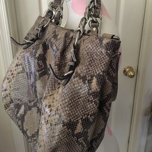 Michael Kors python bag EUC